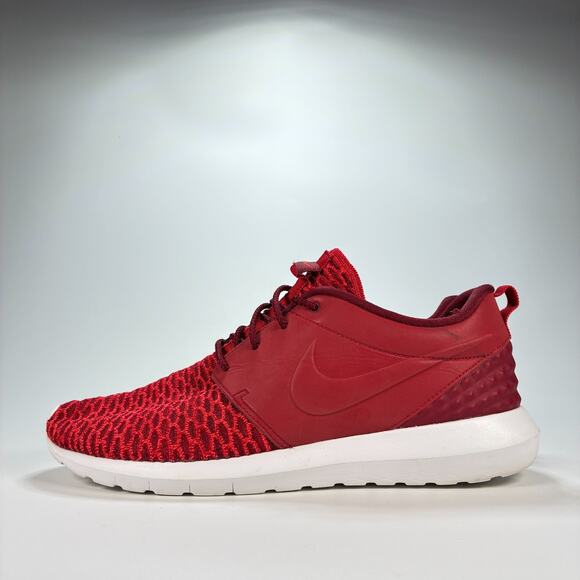 Nike Roshe NM Flyknit PRM Red Running Shoes Sneakers 746825-600 Men's Size 11 - Picture 4 of 11
